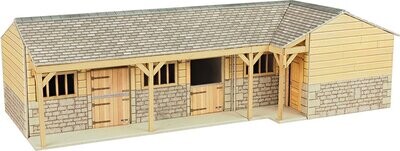 Metcalfe PO256 OO/HO Scale Stable Block Card Kit