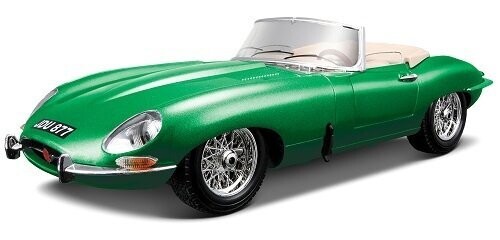 Bburago 18-12046 Jaguar E-Type Cabriolet Racing Green 1:18 Scale Diecast Model