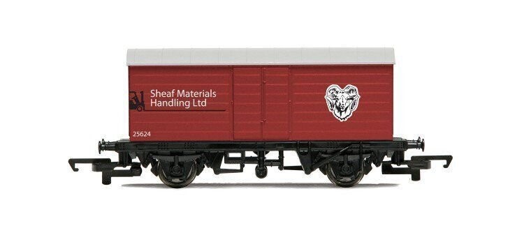 Hornby R6474 Long Wheel Base Box Van "Sheaf Materials Handling Ltd" - Railroad Range