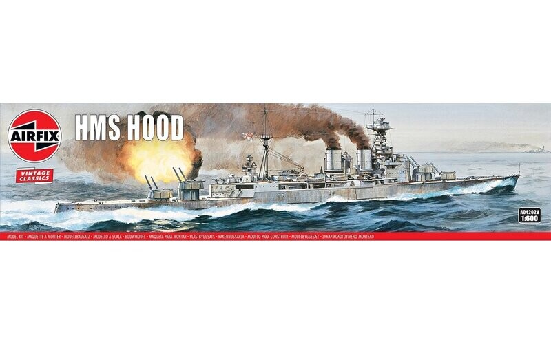 Airfix A04202V HMS Hood 1:600 Scale Plastic Model Kit