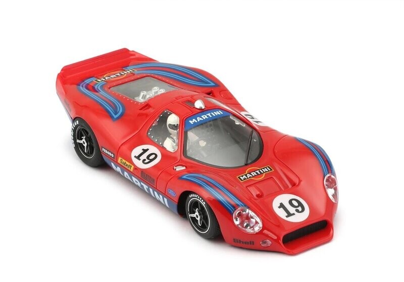 NSR 0219SW P68 Martini Racing Red No.19 SW Shark 21.5k EVO Slot Car