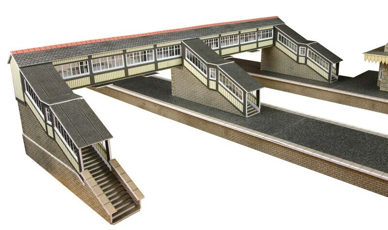 Metcalfe PN136 N Scale Footbridge Card Kit