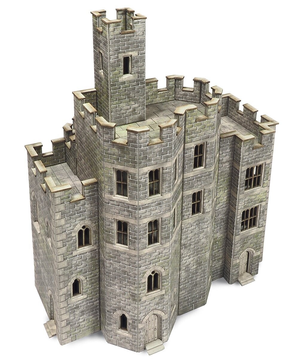 Metcalfe PO294 OO/HO Scale Castle Hall Card Kit