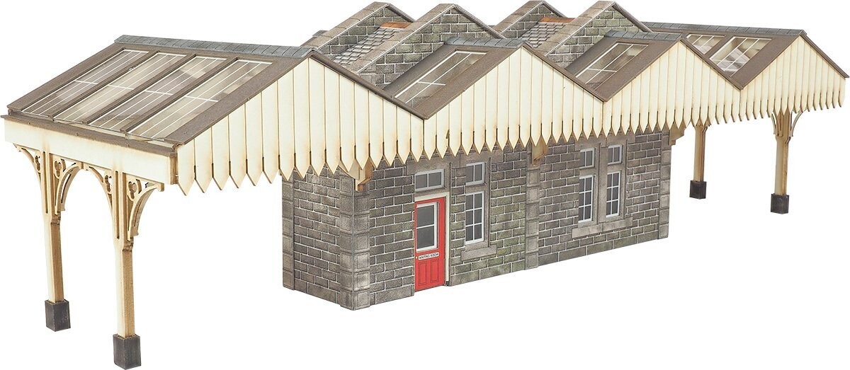 Metcalfe PO322 OO/HO Scale Island Platform Building Card Kit