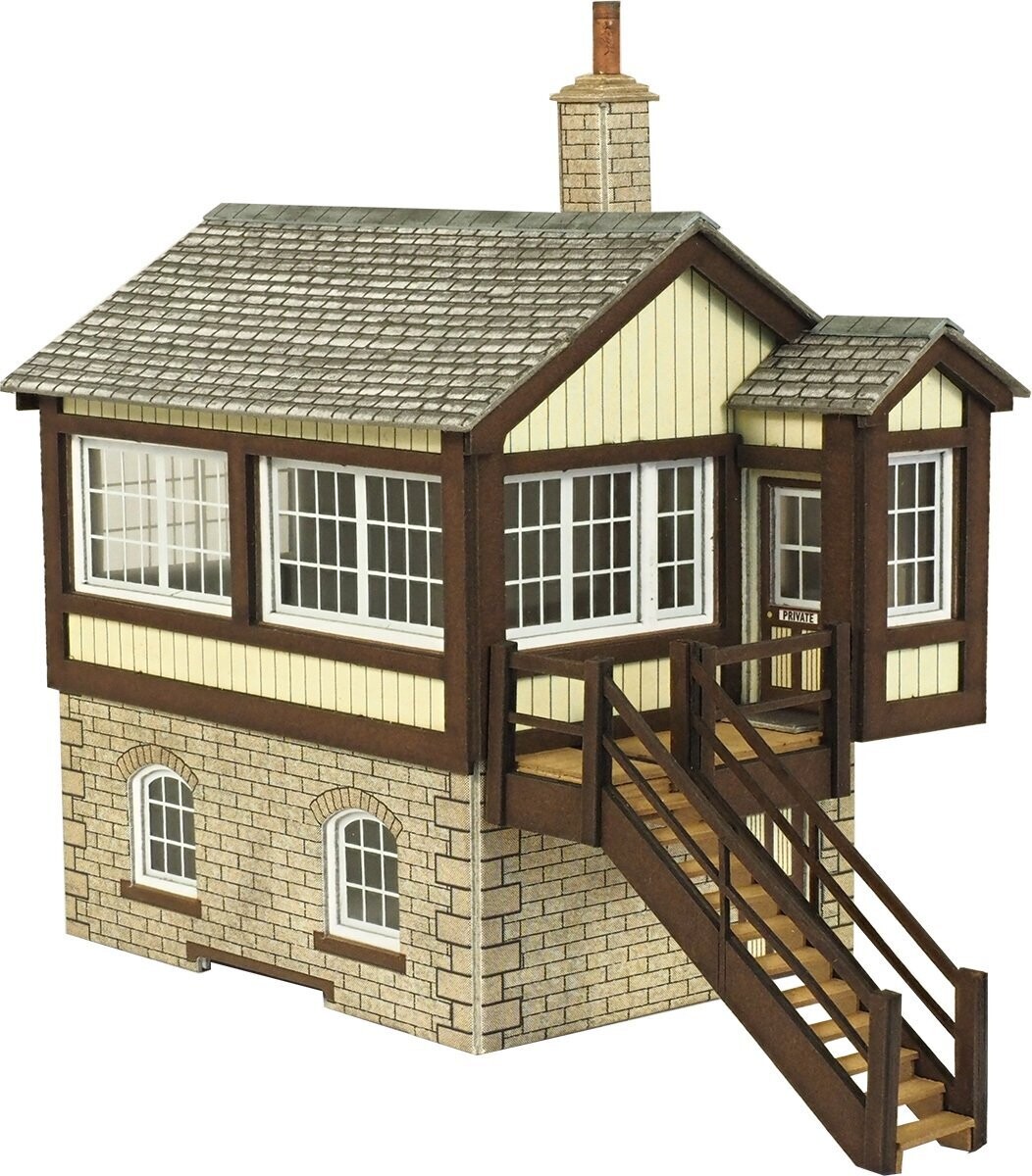 Metcalfe PO330 OO/HO Scale G.W.R. Signal Box Card Kit