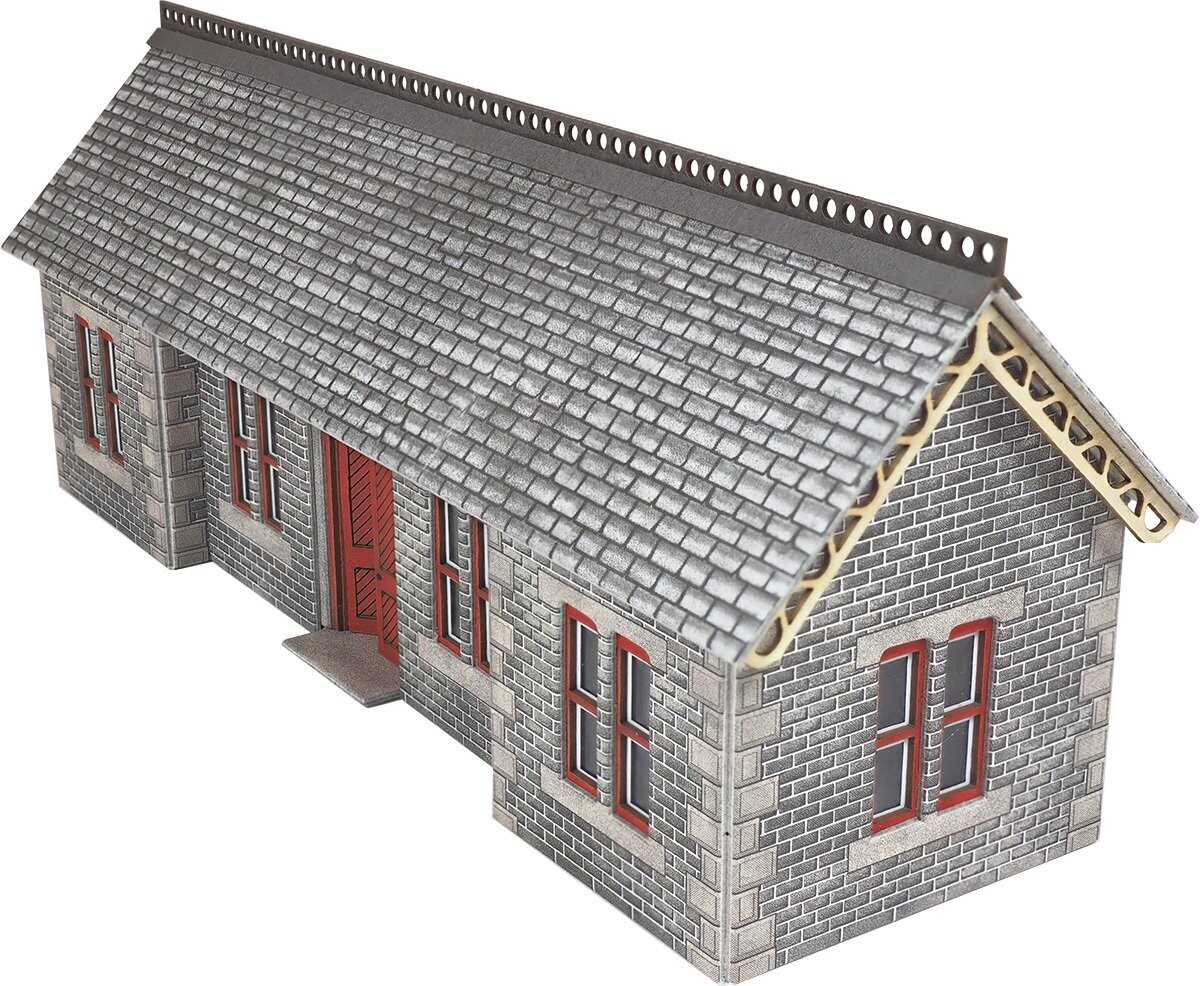 Metcalfe PO334 OO/HO Scale Settle/Carlisle Railway Station Shelter Card Kit