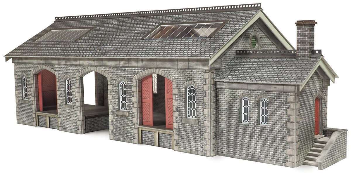 Metcalfe PO336 OO/HO Scale Settle/Carlisle Goods Shed Card Kit