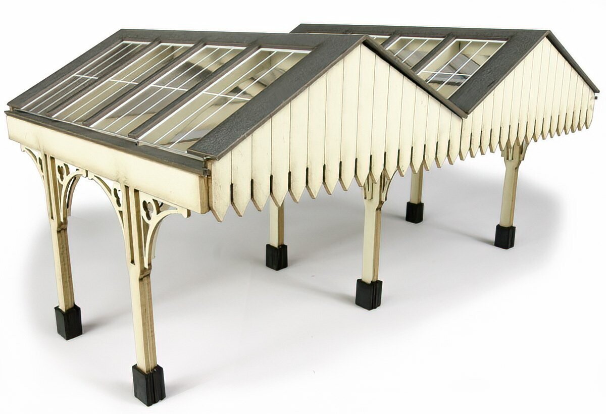 Metcalfe PO340 OO/HO Scale Platform Canopy Card Kit