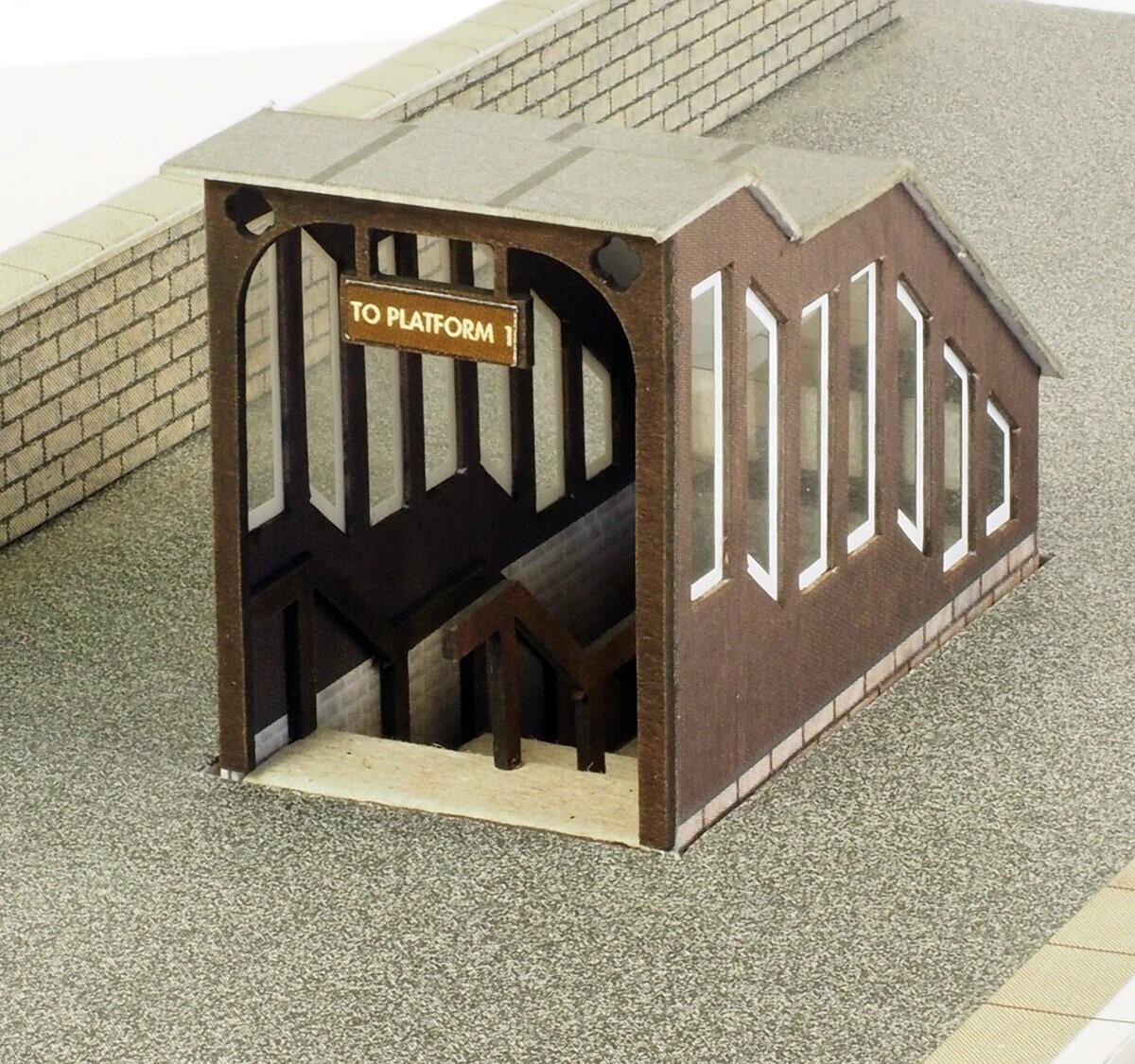 Metcalfe PO400 OO/HO Scale Platform Underpass Card Kit