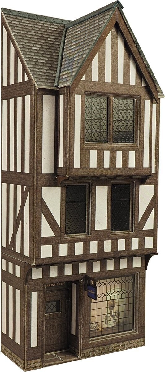 Metcalfe PO421 OO/HO Scale Low Relief Timber Framed Shop Card Kit