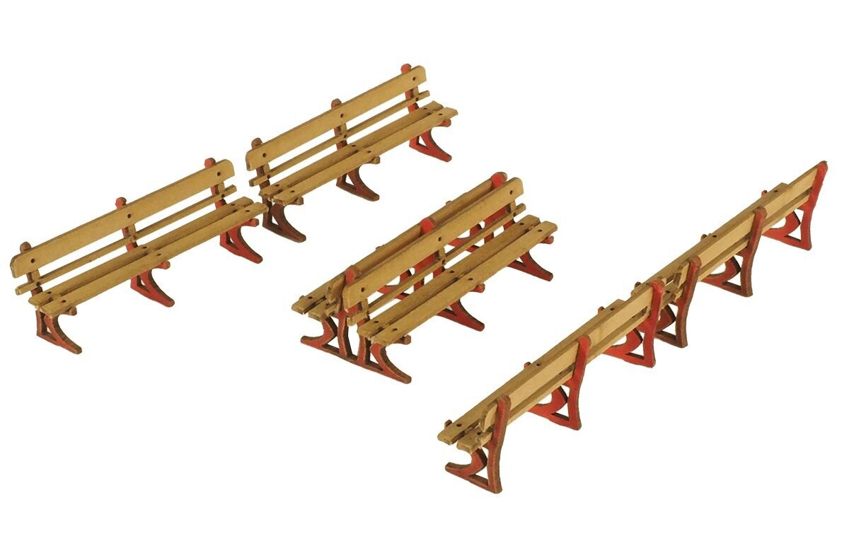 Metcalfe PO502 OO/HO Scale Platform Benches Card Kit