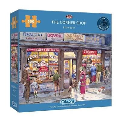 Gibsons G857 The Corner Shop 500 Piece Jigsaw Puzzle