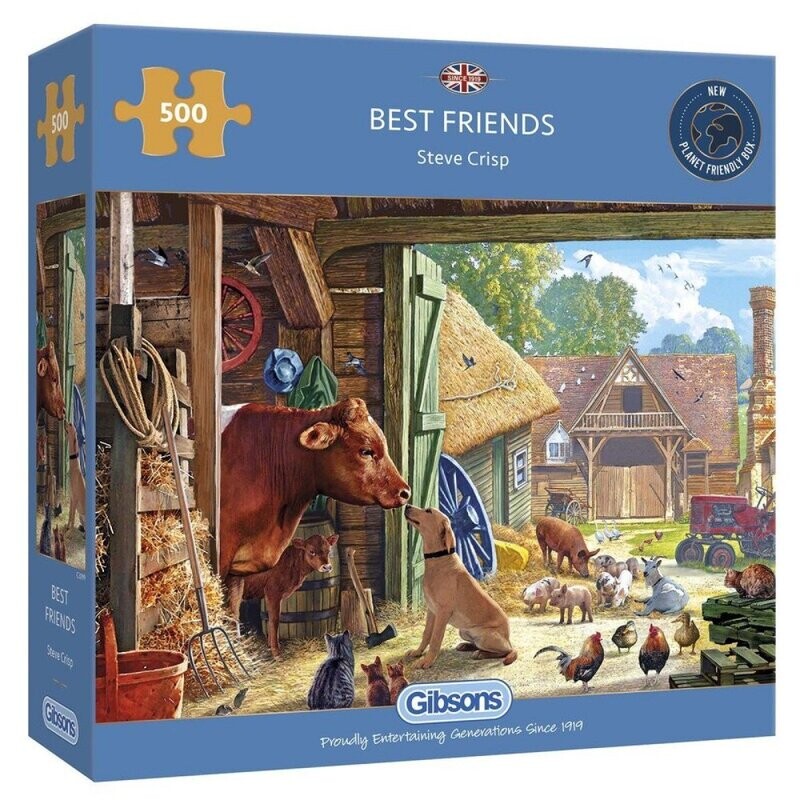 Gibsons G3099 Best Friends 500 Piece Jigsaw Puzzle
