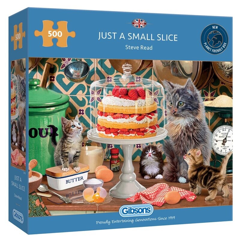 Gibsons G3133 Just a Small Slice 500 Piece Jigsaw Puzzle