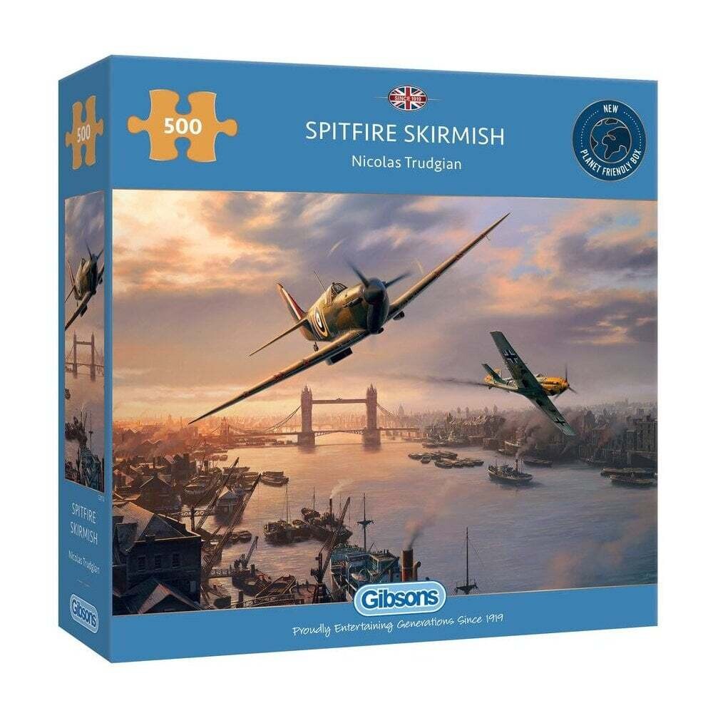 Gibsons G3112 Spitfire Skirmish 500 Piece Jigsaw Puzzle