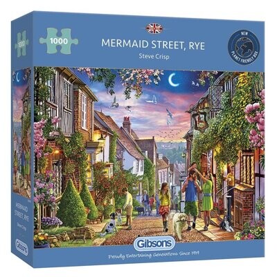 Gibsons G6282 Mermaid Street Rye 1000 Piece Jigsaw Puzzle