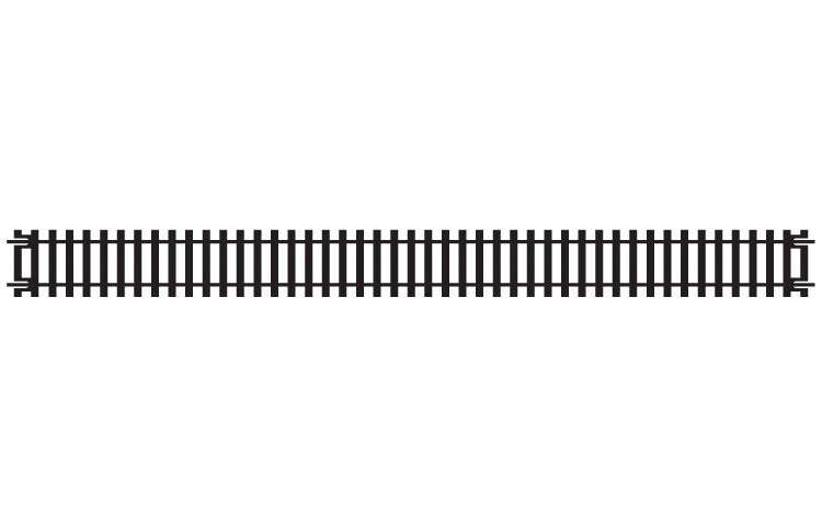 Hornby R601 Double Straight- 335mm Track OO/HO Gauge