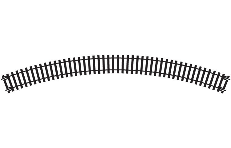 Hornby R607 Double Curve - 2nd  Radius Track OO/HO Gauge