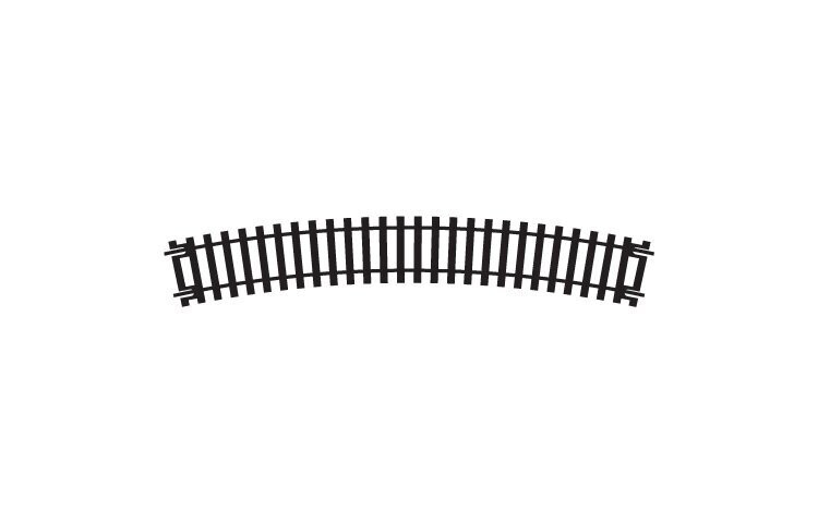 Hornby R608 Curve - 3rd Radius Track OO/HO Gauge