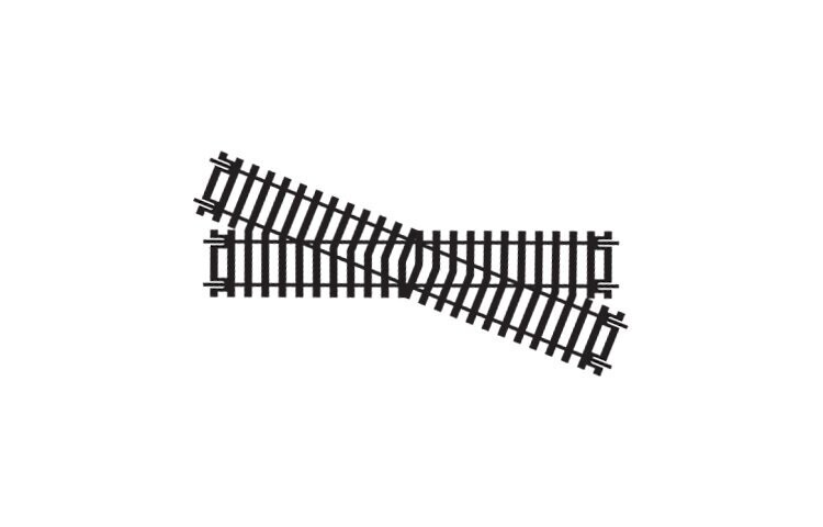 Hornby R615 Diamond Crossing - Right Hand Track OO/HO Gauge