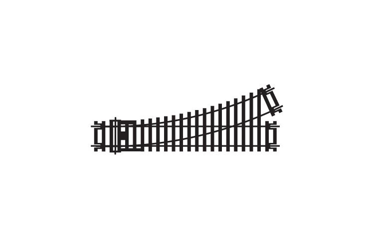 Hornby R8072 Left Hand Point Track OO/HO Gauge
