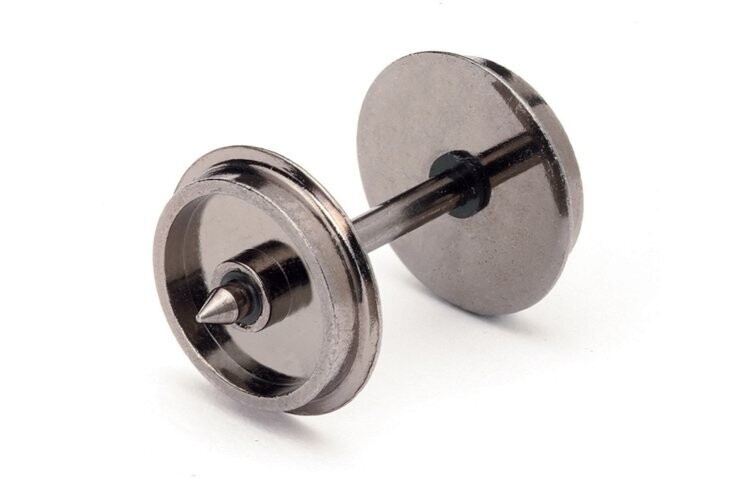 Hornby R8096 12.6mm Disc Wheels (Pack 10) OO/HO Gauge