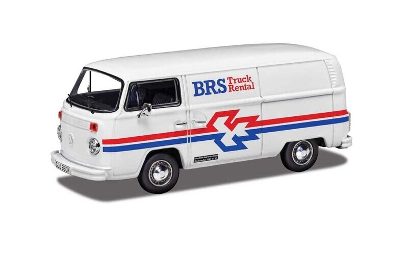 Corgi VA14602 Vanguards Volkswagen Type 2 (T2) Transporter Delivery Van, BRS Truck Rental Diecast Model