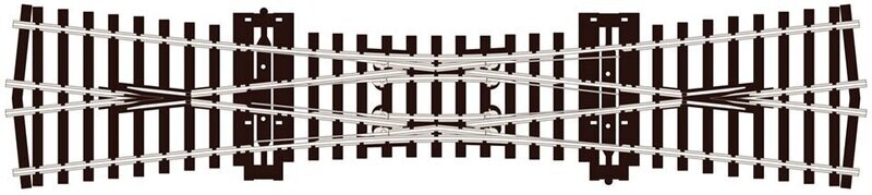 Peco SL-90 Crossing, Double Slip Code 100 OO/HO Gauge