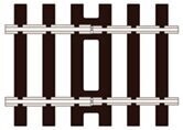 Peco SL-113 Transition Tracks Pack of 4 OO/HO Gauge