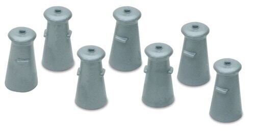 Peco LK-23 Milk Churns OO/HO Gauge 24 PCS