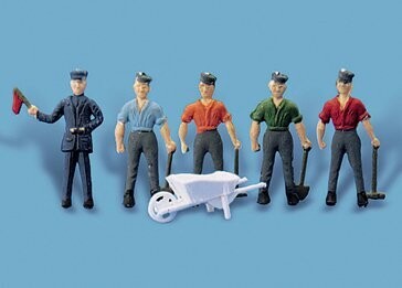 Modelscene by Peco 5077 Track Maintenance Party Figures OO/HO Gauge