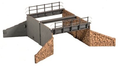 Wills Kits SS32 Occupation Bridge (Double Track) and Stone Abutments Kit OO/HO Gauge