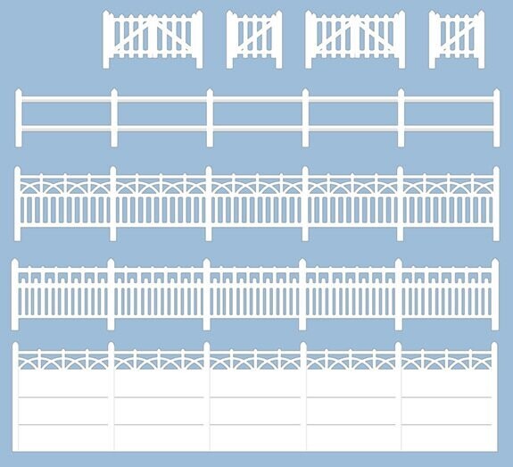 Wills Kits SS43 Concrete Fencing Kit OO/HO Gauge