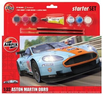 Airfix A50110A Large Starter Set - Aston Martin DBR9 1:32 Scale Plastic Model Kit