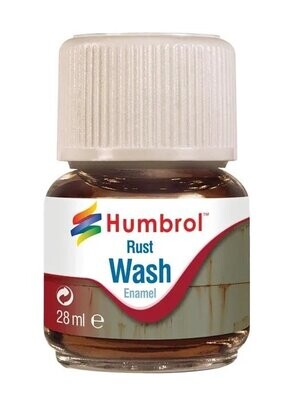 Humbrol AV0210 28ml Enamel Wash - Rust