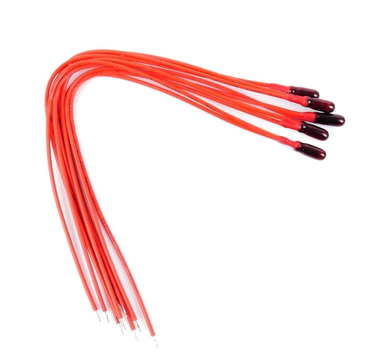 Gaugemaster GM70 Red 12v Grain Of Wheat Bulbs Pack of 5