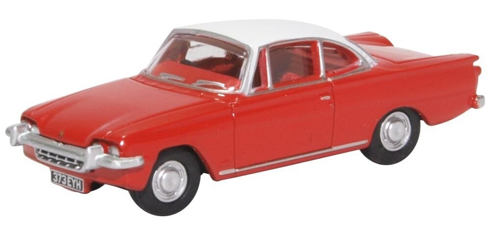 Oxford Diecast Ford Consul Capri Monaco Red/White (76FCC003) 1:76 (OO) Scale Model