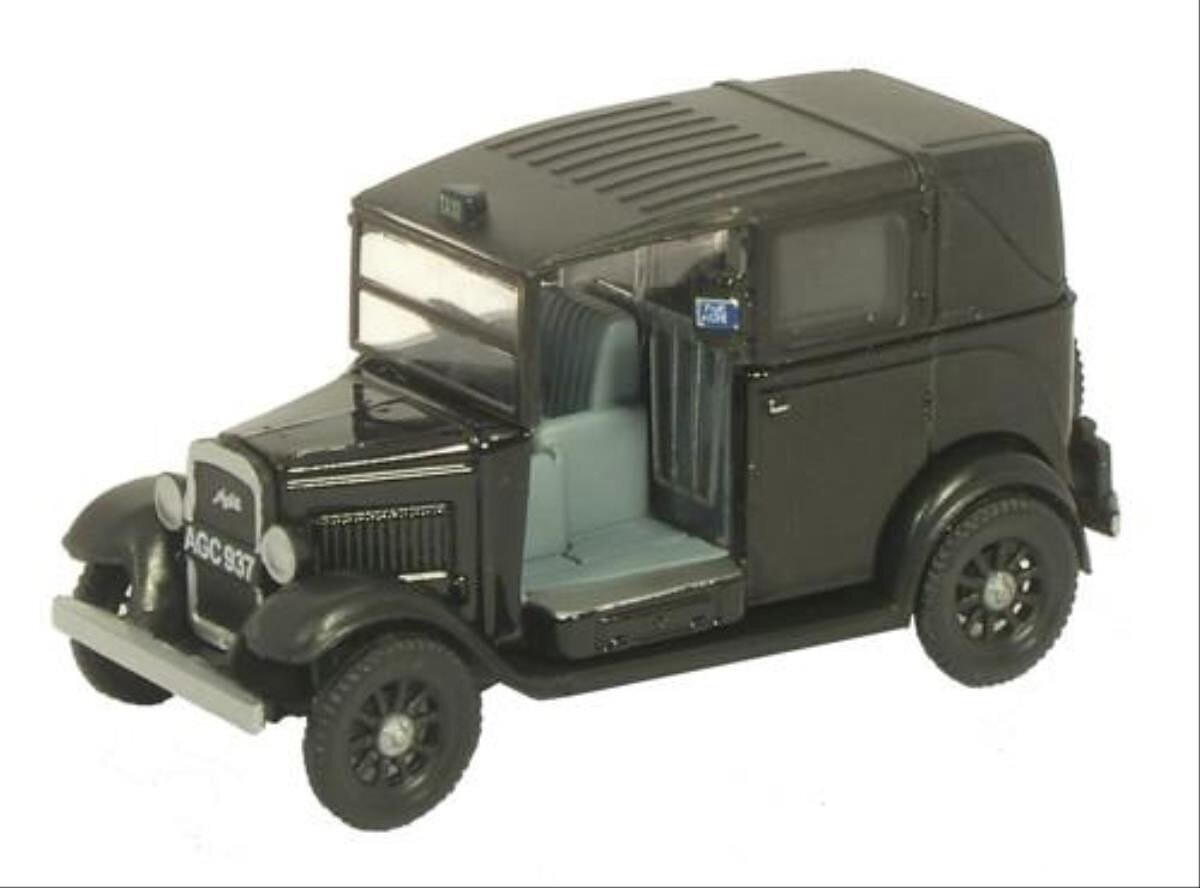Oxford Diecast Austin Taxi Black (76AT001) 1:76 (OO) Scale Model