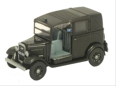 Oxford Diecast Austin Taxi Black (76AT001) 1:76 (OO) Scale Model
