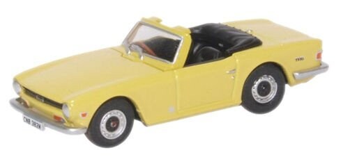 Oxford Diecast Triumph TR6 Mimosa Yellow (76TR6001) 1:76 (OO) Scale Model