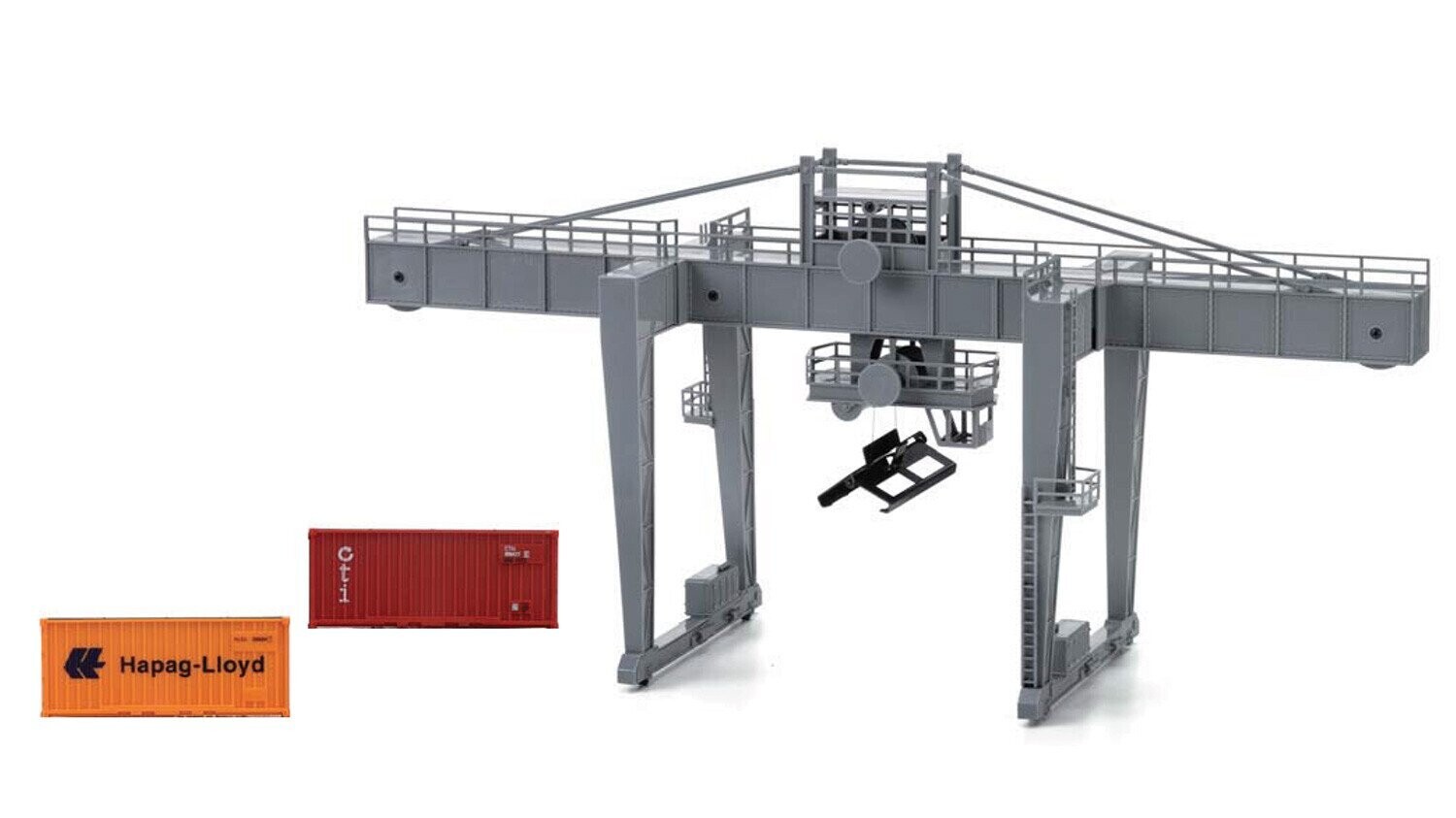 Lima HL8000 Container Crane with 2 containers OO/HO Scale