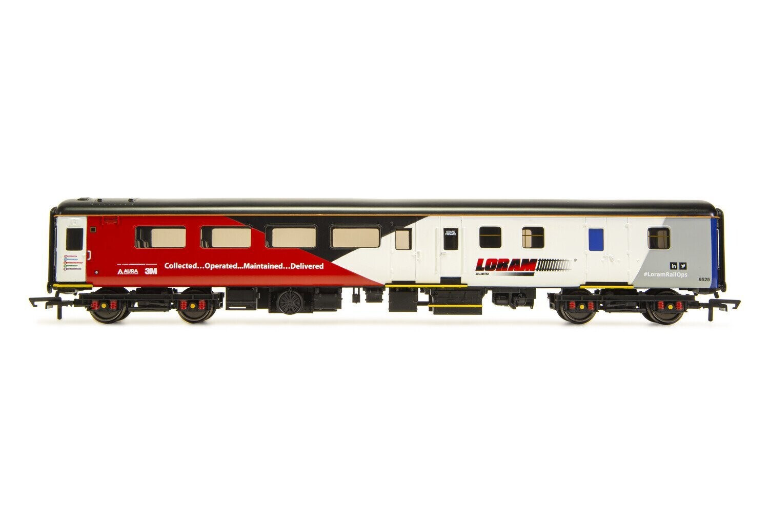 Hornby R40144 Loram, Mk2F BSO, 9525 - Era 11