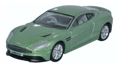 Oxford Diecast Aston Martin Vanquish Coupe Appletree Green (76AMV001) 1:76 (OO) Scale Model