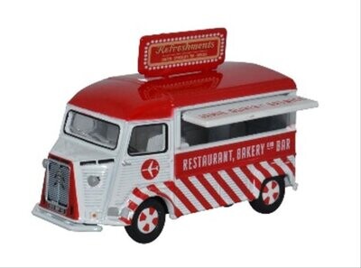 Oxford Diecast Citroen H Type Catering Van Jamie Oliver At Gatwick (76CIT002) 1:76 (OO) Scale Model