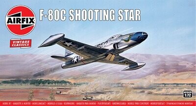 Airfix A02043V F-80C Shooting Star 1:72 Scale Plastic Model Kit