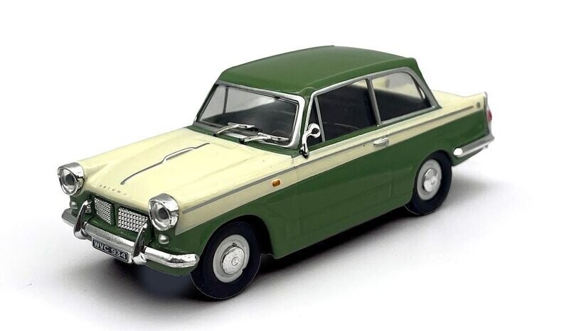 Cararama 416860 Triumph Herald Two Tone Green 1:43 Scale Diecast Model