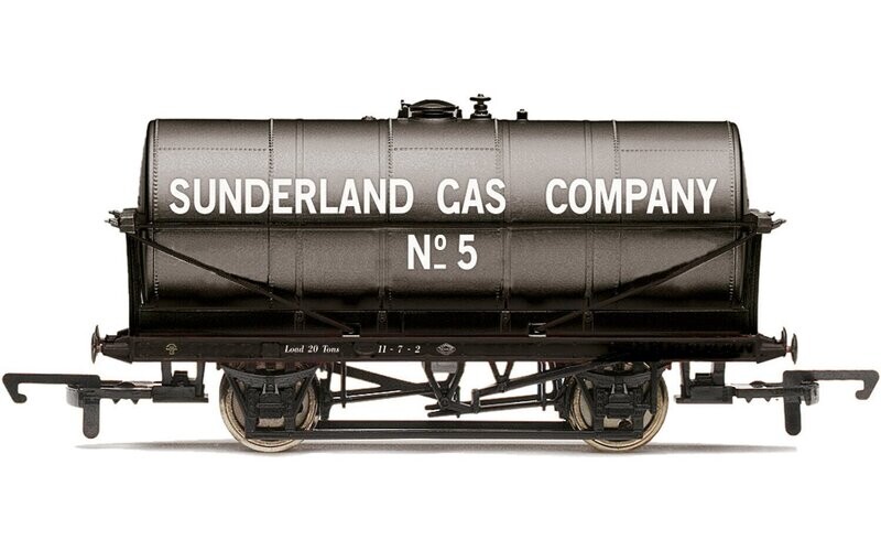 Hornby R60035 20T Tank Wagon, Sunderland Gas Company - Era 2/3