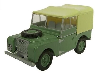 Oxford Diecast Land Rover Series I 80'' Sage Green (HUE) (76LAN180001) 1:76 (OO) Scale Model