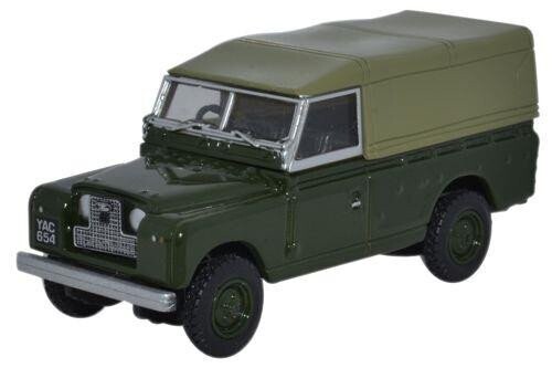 Oxford Diecast Land Rover Series II Canvas Back Bronze Green (76LAN2011) 1:76 (OO) Scale Model