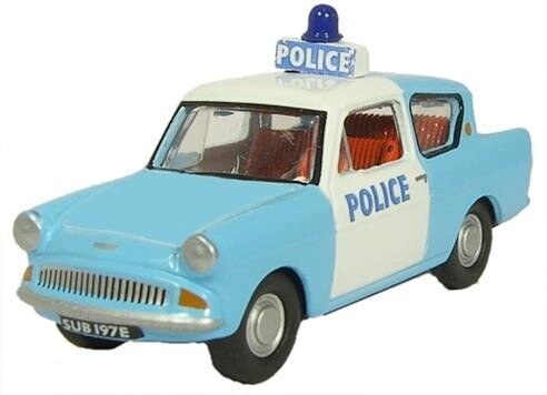 Oxford Diecast Ford Anglia Police Panda Car (76105003) 1:76 (OO) Scale Model